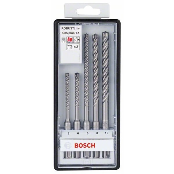 Bosch 5tlg. plus-7X, 5/6/6/8/10mm