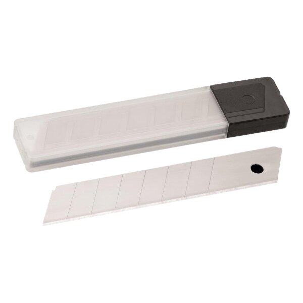 10 Abbrechklingen 18mm BASIC caca. 0,40mm, BASIC