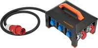 Gummi-Stromverteiler / Stromverteiler mit 2m Kabel