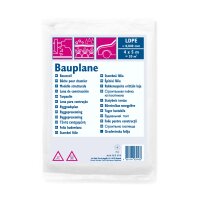 Bauplane LDPE 40my 20m²
20m² = 4x5m