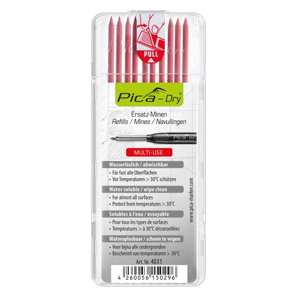 Pica DRY Minen-Set rot