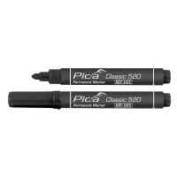 Permanent Marker 1-4mm, Rundspitze, schwarz