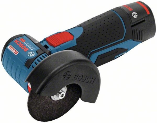 Bosch Akku-Winkelschleifer GWS 12V-76, mit 2 x 2.0 Ah Li-Ion Akku 06019F200C