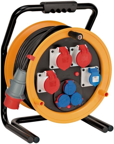 Brobusta CEE 4 Gewerbe-/Baustellen-Kabeltrommel fü